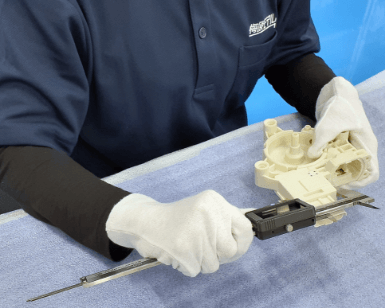 寸法検査の様子